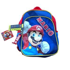 Super Mario Backpack School Bookbag OS‎ *NWT